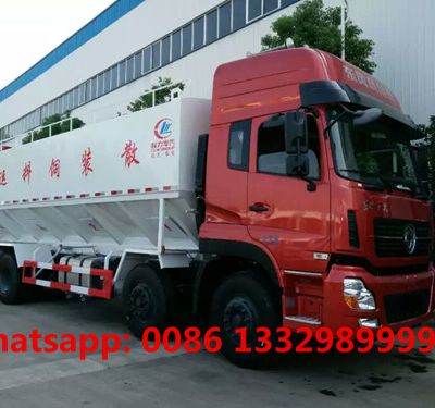 HOT SALE! Dongfeng tianlong 8*4 LHD 310hp diesel bulk feed transported vehicle for sale