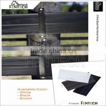 Fentech Black Steel Wire insert Flexible Livestock Fence