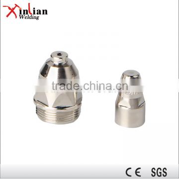 P80 plasma gas cutting nozzle and electrode