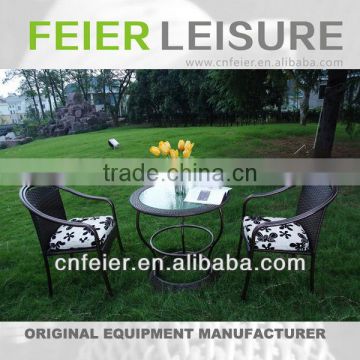 A6002CH Outdoor Rattan Furniture Recycled Timber Dining Set
