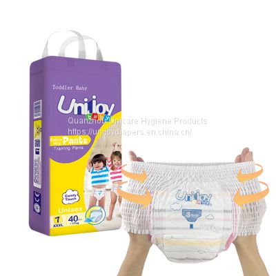 baby diapers pull ups size 7 Unijoy made in China