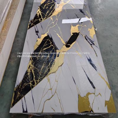 PVC marble sheets UV marble sheets pvcmarblesheet wallboard glossy UV panel