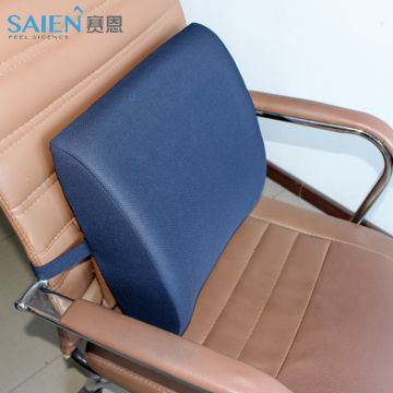 Lumbar pillow with adjustable strap for car office chair support back rest cushion