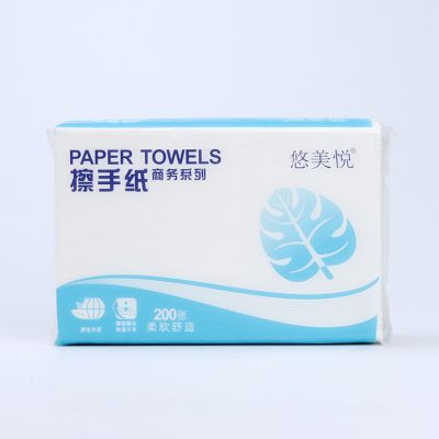 200 draws * 20 packs full box commercial toilet paper, washroom dry toilet paper, single layer thickened and enlarged by 225 * 225mm/sheet