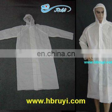 disposable PE raincoat