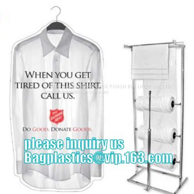Garment Cover, Clear Poly Dry Cleaning Bags, disposable garment bags, Custom Poly Bags, Plastic garment bags on roll/garment cover, Clear Cheap Plastic PE Garment Suit Bags on Roll