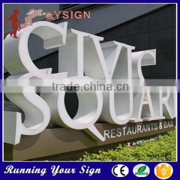 2015 Different Styles 3D Metal Hotel Sign Manufacturer
