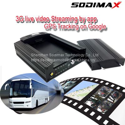 4G Video Vehicle DVR Recorder Free Player 4CH Realtime GPS Tracking Basic Model Mobile DVR