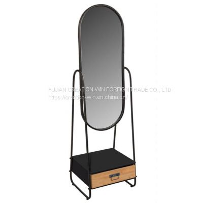 Hot Seller Free Standing Dressing Mirror with drawer