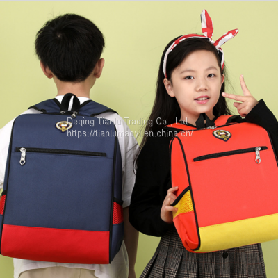 British fan schoolbag customized logo children's backpack