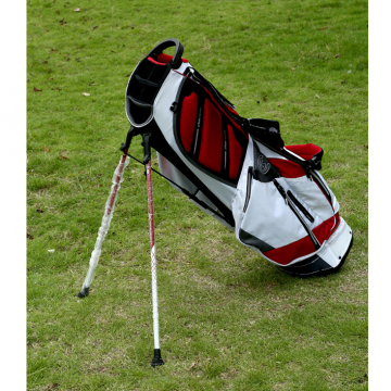 Hot sale polyester material waterproof golf stand bag golf bag with top divider handle
