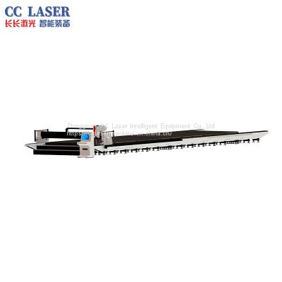 CC LASER CC-D Series 12000w Big size ground rail ultra-high power fiber laser cutting machine