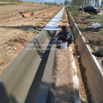 Sewerage side ditch slipform machine/trapezoidal channel anti-seepage channel forming equipment/trapezoidal channel side ditch slipform machine