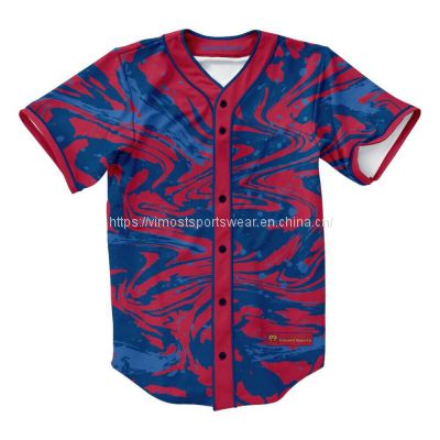 classic fashionable sublimated baseball jersey with customization