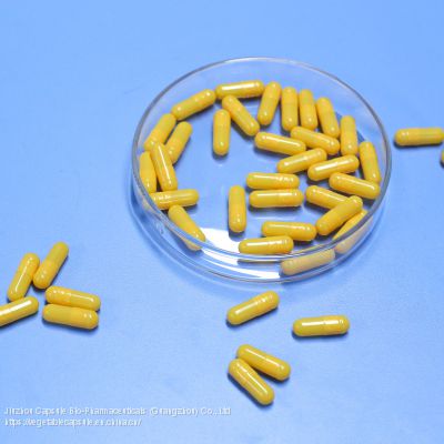 HPMC empty capsule size1 with yellow color