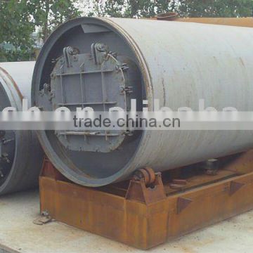 The used Plastic pyrolysis Machine with Continuous Feeding