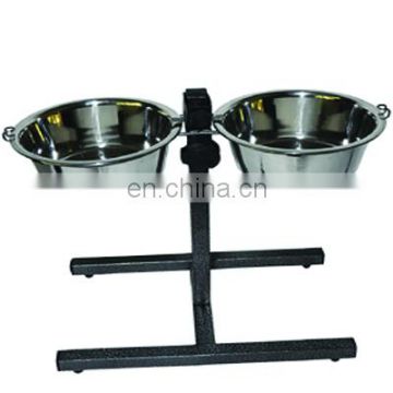 Stainless steel Anti skid Regular pet bowl/ Anti skid dog bowl/Non slip dog bowl