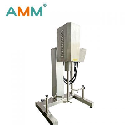 AMM-ME90 Pilot electric mixer for dispersion of alumina powder - equipped with dispersion disc blades