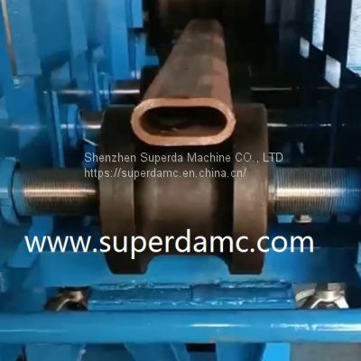 Thick Flat Oval Tube Roll Forming Machine