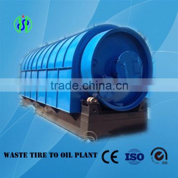 Rubber raw material recycling to oil pyrolysis machine CE ISO