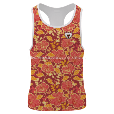 latest fashionable sublimated singlet with full customization from best manufacturer