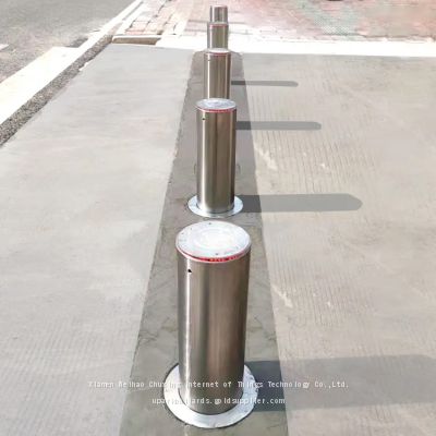 High Security Flexible Bollard Post with UGST-4 Residential-use Pavement LED Light Car Parking Barrier Hydraulic Rising Bollards