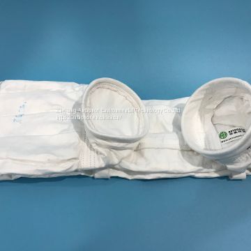 High filtration efficiency low emission Pleated Star filter bag for extreme condition industry
