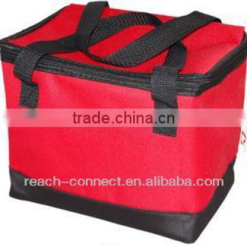 6 can cooler bag 600D soft tote fooler bag soft cooler bags for food non woven cooler bag