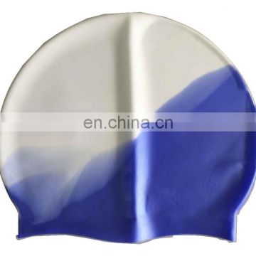 Promotional giftmake design your own funny adult flag custom silicone swim swimming cap SC004