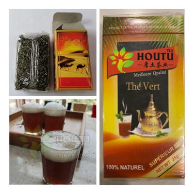 Mauritania 25g  41022 chun mee green tea chinese supplier