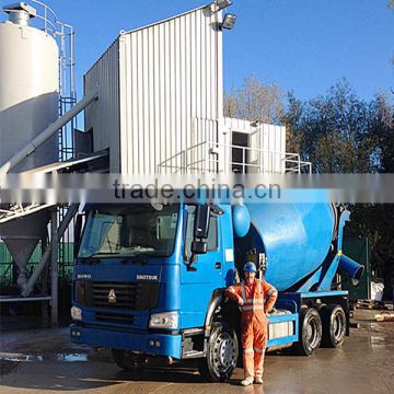 China sinotruk concrete mixer truck 8-10