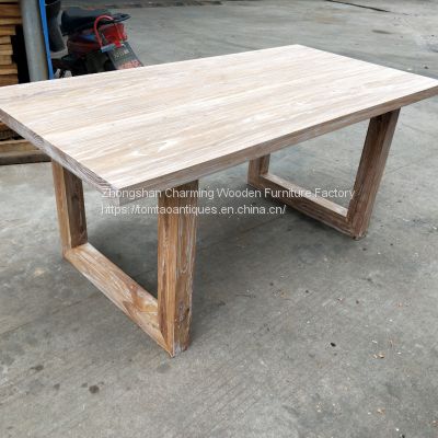 solid elmwood dining table
