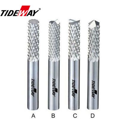 TIDEWAY Rotary Burrs Micro - Grain Carbide End Mill For Cutting Cast Iron, Cast Steel