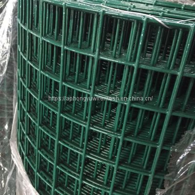 Green Coated PVC Vinyl Welded Wire Mesh weldedwiremesh chickenwirenetting wire netting poultry fence poultrymesh welded wire black wire black welded weldwire