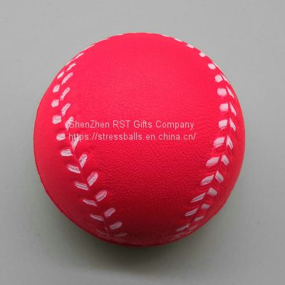 Factory Supply 6.3cm Baseball pu foam Anti Stress Ball: The Perfect bouncy ball