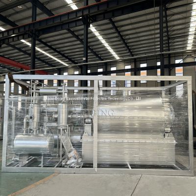 China Doing Brand 100Kg small to 50Ton Big Plastic to Oil Pyrolysis Plant Pyrolysis Machine For Sale