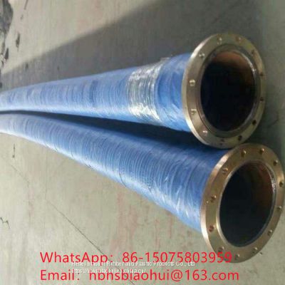 Large diameter steel wire frame conveying pulverized coal rubber pipe