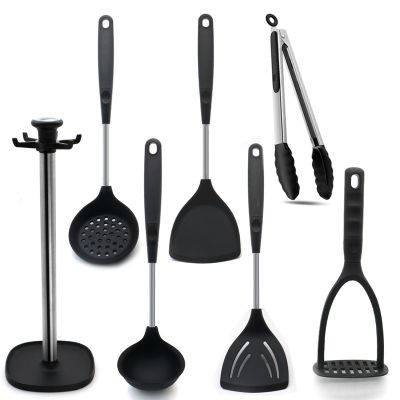 Custom kitchen accessories stainless steel kitchen cooking tools set utensils silicone kitchen utensils sets cooking utensils