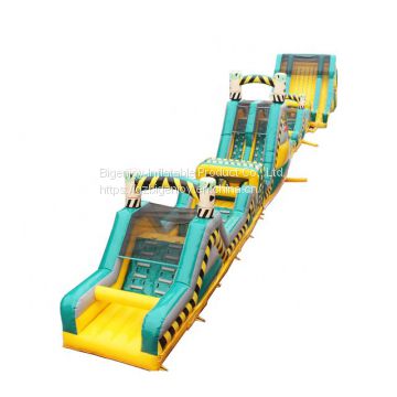 5007445-Inflatable Playground Sport Adrenaline Run Obstacle Course for Adult & Kids