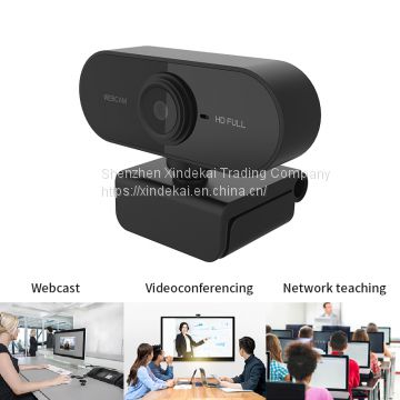 New anchor full HD webcam live 360 degrees rotation built-in noise reduction microphone USB computer camera