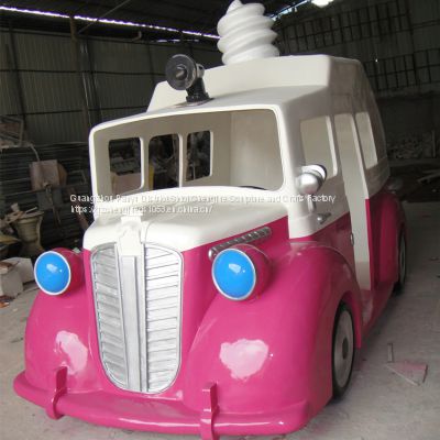 Simulated ice cream car