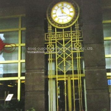 commercial building clock, movement for commercial building clock, outdoor clocks, mechanism for outdoor clocks,