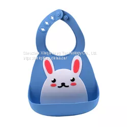 Food Grade silica gel baby product bibs Soft Waterproof Easy Clean Silicone Bibs Silicone Baby Bib