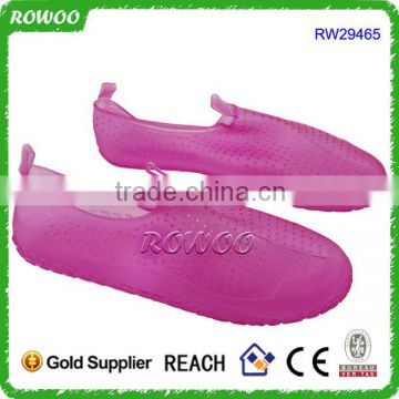 Flat Sandal Shoes Waterproof Plastic Rain Boots Slip Lady Jelly Shoes