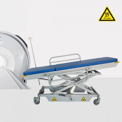 MRI HEIGHT-ADJUSTABLE HYDRAULIC STRETCHER