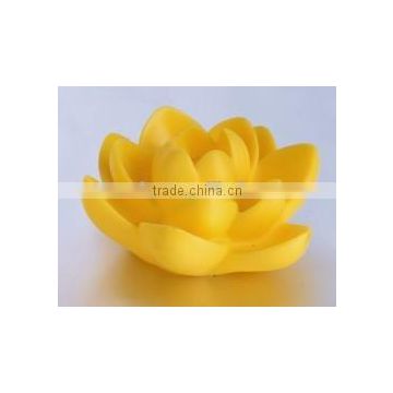 Eco-friendly lotus flower shape PVC baby bath swimming toy