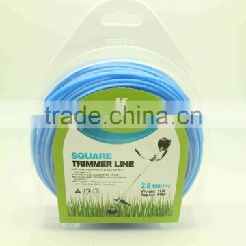 garden tools lawn mower string 1 lb blister packing nylon string grass brush cutter line trimmer line