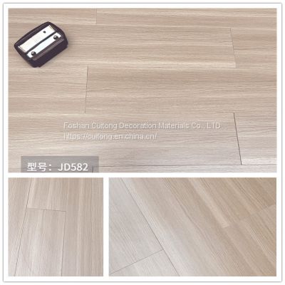 Reinforced composite wood flooring manufacturers export engineering MDF wood flooring Guangdong wholesale commercial 9mm wood flooring