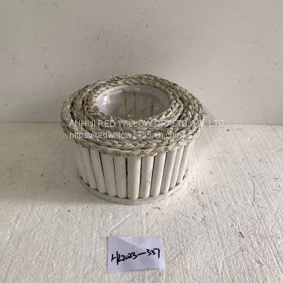 High Quality Small willow flower basket Custom Wholesale Cheap Price