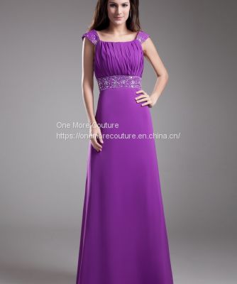 Bright Purple Bridesmaid Dresses
